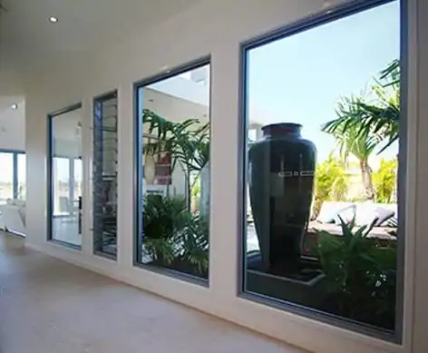 Aluminium Window Frame Close-Up